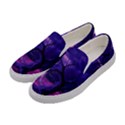 Forest Night Sky Clouds Mystical Women s Canvas Slip Ons View2