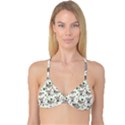 Seamless Pattern With Cute Sloths Reversible Tri Bikini Top View1