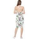 Seamless Pattern With Cute Sloths Bodycon Cross Back Summer Dress View2