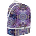 Abstract Pebbles IV Zip Bottom Backpack View2