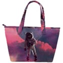 Aesthetic Astronautics Atmosphere Blue Clouds Cosmos Fantasy Galaxy Back Pocket Shoulder Bag  View2