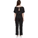 Sky Black Star Night Space Edge Super Dark Universe Batwing Lightweight Chiffon Jumpsuit View2