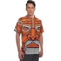 Face Skull Head Art Men s Polo T-Shirt View1