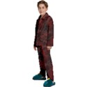Mosaic Glass Glass Mosaic Colorful Kids  Long Sleeve Velvet Pajamas Set View2