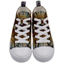 Barcelona Glass Window Stained Glass Kids  Mid-Top Canvas Sneakers View1