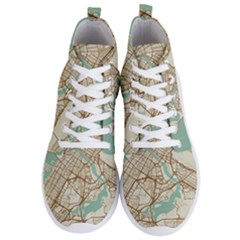 Mapart Dubai Map Men s Lightweight High Top Sneakers