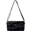 Black Sea Minimalist Dark Aesthetics Vaporwave Removable Strap Clutch Bag View1
