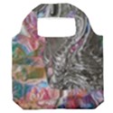 Wing on abstract delta Premium Foldable Grocery Recycle Bag View1