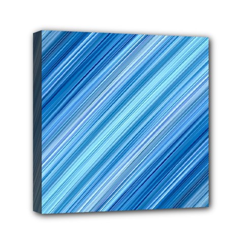 Ambience In Blue Mini Canvas 6  X 6  (stretched)