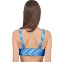 Ambience in Blue Cage Up Bikini Top View2