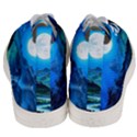 Bright Full Moon Painting Landscapes Scenery Nature Men s Mid-Top Canvas Sneakers View4