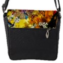 Garden Of Paradise Butterfly Swan Bird Painting Gazebo, Peacock Flower Flap Closure Messenger Bag (S) View1