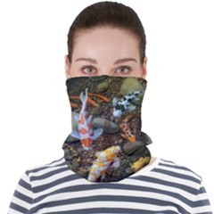 Koi Fish Clown Pool Stone Face Seamless Bandana (adult)