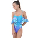 Seahorse Drape Piece Swimsuit View1