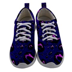 Purple Waterdrops Water Drops Women Athletic Shoes
