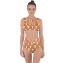 Cute Penguin Funny Pattern Bandaged Up Bikini Set  View1