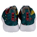 Seamless Pattern Hand Drawn With Vehicles Buildings Road Women s Lightweight Sports Shoes View4