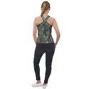 Camouflage Splatters Background Cross Neck Velour Top View2