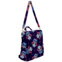 Owl Pattern Background Crossbody Backpack View2