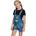 Flat Design Geometric Shapes Background Kids  Short Overalls View2