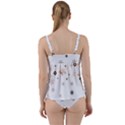 Golden-snowflake Twist Front Tankini Set View2