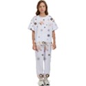 Golden-snowflake Kids  T-Shirt and Pants Sports Set View1