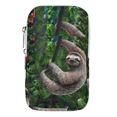 Sloth In Jungle Art Animal Fantasy Waist Pouch (small) by Cemarart