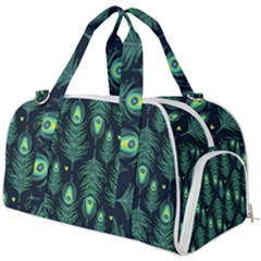 Peacock Pattern Burner Gym Duffel Bag