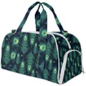 Peacock Pattern Burner Gym Duffel Bag View1