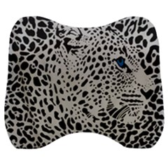 Leopard In Art, Animal, Graphic, Illusion Velour Head Support Cushion