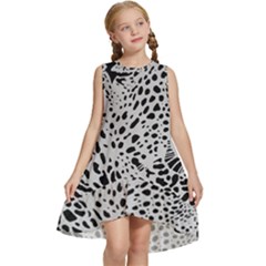 Leopard In Art, Animal, Graphic, Illusion Kids  Frill Swing Dress