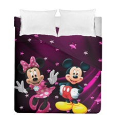 Cartoons, Disney, Mickey Mouse, Minnie Duvet Cover Double Side (full/ Double Size)