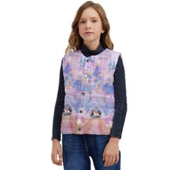 Disney Castle, Mickey And Minnie Kid s Button Up Puffer Vest	