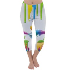 Mickey Mouse, Apple Iphone, Disney, Logo Capri Winter Leggings 