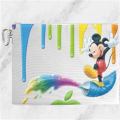 Mickey Mouse, Apple Iphone, Disney, Logo Canvas Cosmetic Bag (xxxl)