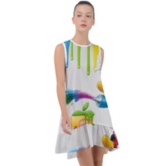 Mickey Mouse, Apple Iphone, Disney, Logo Frill Swing Dress