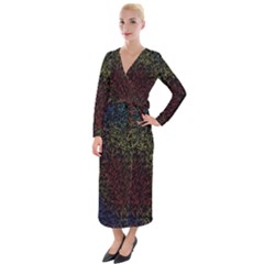 Minimal Glory Velvet Maxi Wrap Dress