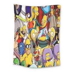 The Simpsons, Cartoon, Crazy, Dope Medium Tapestry