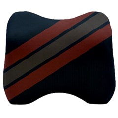 Abstract, Cool, Dark New, Pattern, Race Velour Head Support Cushion