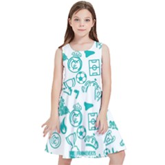 Background, Pattern, Sport Kids  Skater Dress