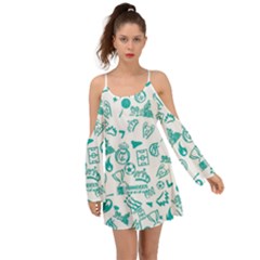 Background, Pattern, Sport Boho Dress