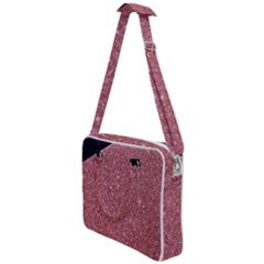 Abstract, Edge Style, Pink, Purple, Cross Body Office Bag