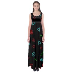 Black, Dark, Galaxy Empire Waist Maxi Dress