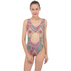 Pattern , Comic, Art, Supreme, Designs Center Cut Out Swimsuit