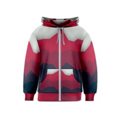 Minimalistic Colours, Minimal Colours, Pattern, Stoche Kids  Zipper Hoodie