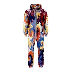 Spirals, Colorful, Pattern, Patterns, Twisted Hooded Jumpsuit (kids)