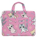 Cute Animal Little Cat Seamless Pattern MacBook Pro 16  Double Pocket Laptop Bag  View2