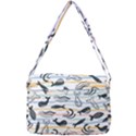 Seamless Vector Pattern With Little Cute Fish Cartoon Courier Bag View3