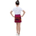 Time Wind Polishpattern Architecture Building City Cityscape Nature Pop-art Pop Surrealism  Retrowave Kids  Tennis Skirt View2