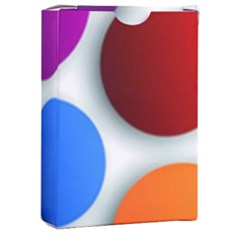 Abstract Dots Colorful Playing Cards Single Design (rectangle) With Custom Box